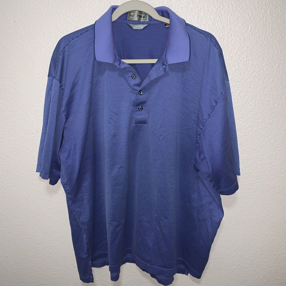 Descente International Collection Men’s Polo Size 2XL Blue